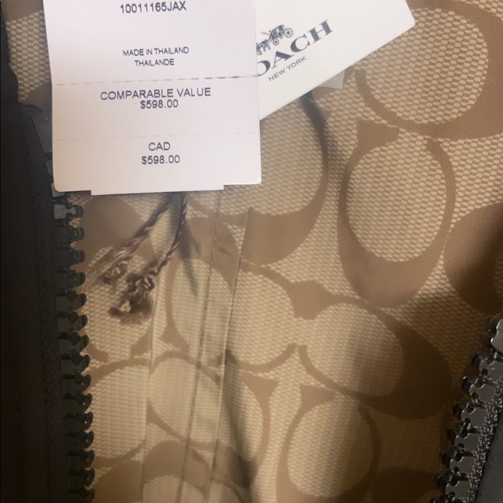 Authentic COACH reversible jacket